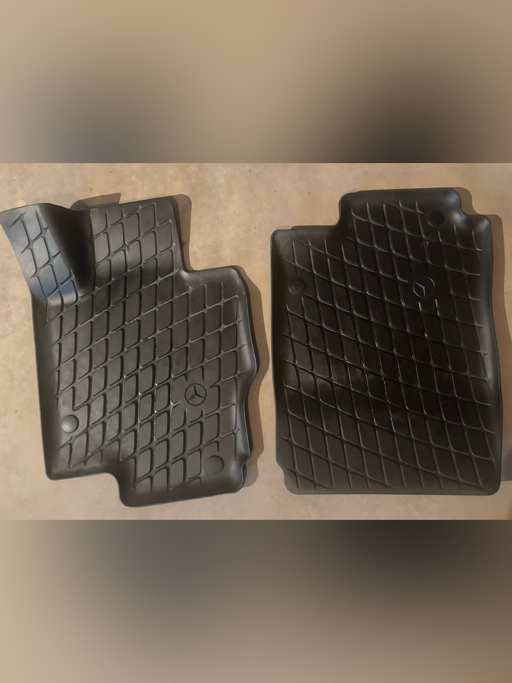 OEM Mercedes-Benz GLE / GLS All-Weather Rubber Floor Mats (2020-2026)